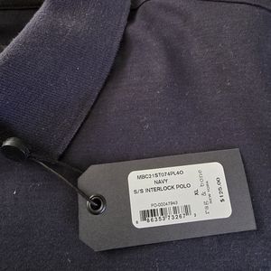 NWT Rag & Bone Mens Navy Blue Polo - XL